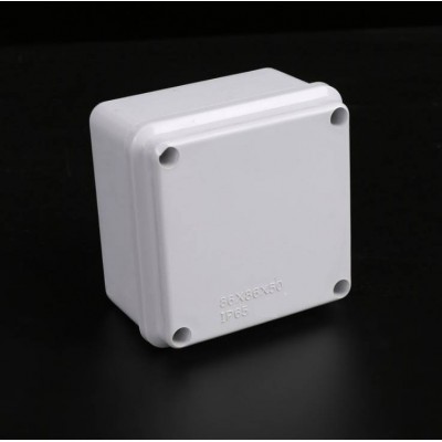 Supply 90 * 90 * 50 Plastic Junction Box Indoor And Outdoor Wire Junction Box Waterproof Power Box Abs Waterproof Wiring