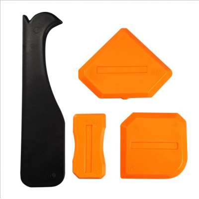 Silica gel triangular scraper, squeegee, aesthetic seam and glue applicator