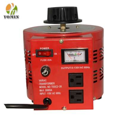 Manufacturer TDGC2-3 Single Phase Voltage Variac 220v Electric 5kva Variac Transformator