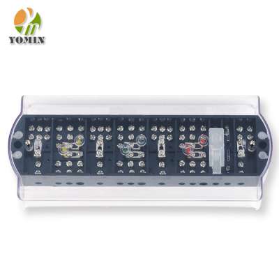 Multifunctional energy - measuring Power Distribution Test Terminal Block with combined