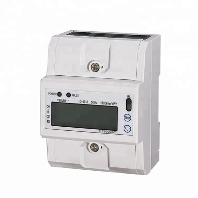 Din Rail Single Phase Digital Electronic Meter/Energy Meter With RS485